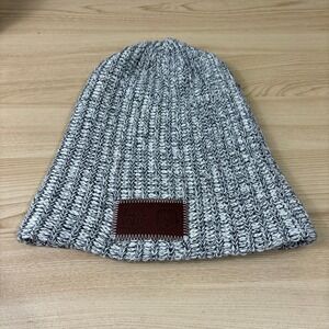 Love Your Melon Hat Beanie Womens Gray One Size Minnesota State of Hockey Patch‎